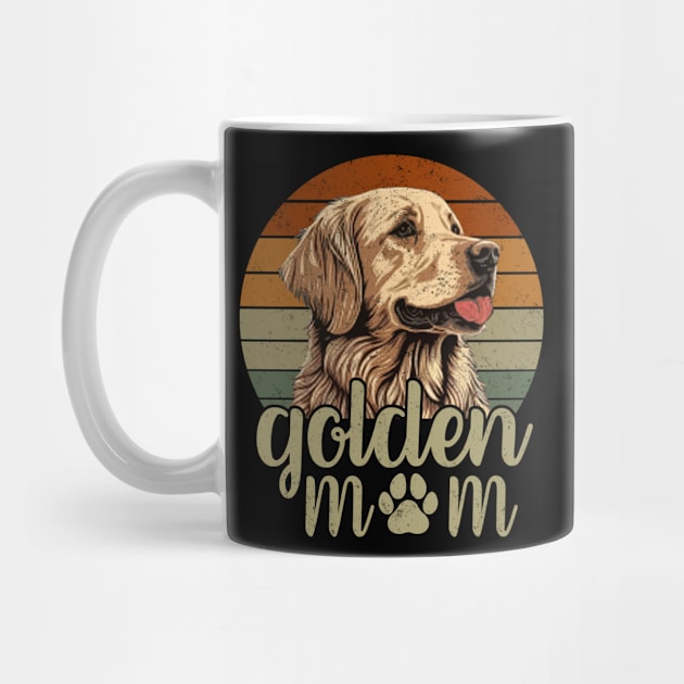 Golden Mom Dog Lover by Jason Smith